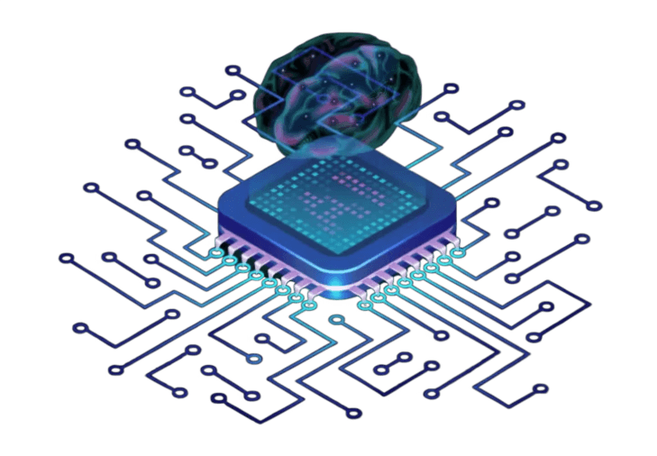 AI processor illustration